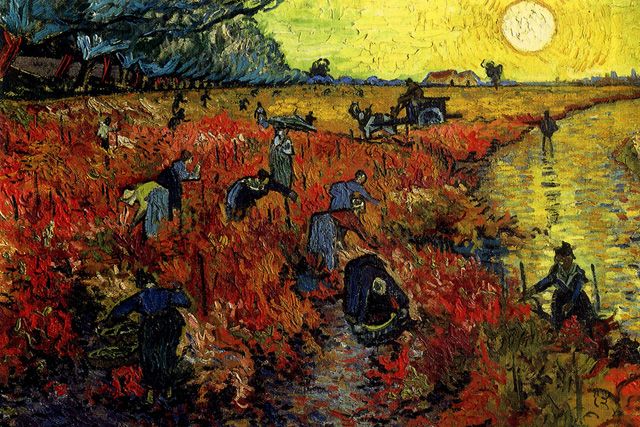 A Vinha Encarnada, Vincent Van Gogh, 1888