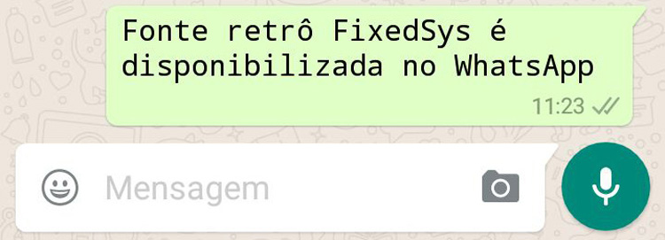 Fonte Fixed Sys Whatsapp