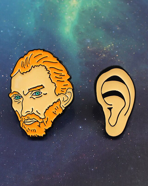 Conjunto de Pins Broches Vicent Van Gogh