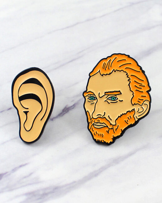 Conjunto de Pins Broches Vicent Van Gogh
