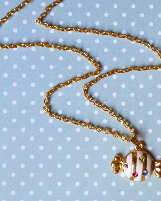 colar bala doceria de biju retro colors bijuterias colares presentes doces 3