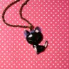 colar gatinha retro colors cat gatinho gato corrente4