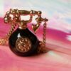 colar telefone antigo vintage