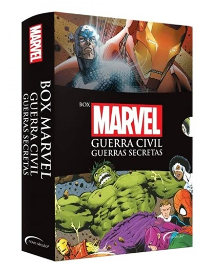 Box Marvel Guerra Civil Guerras secretas