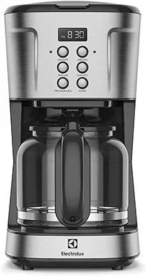 Cafeteira Elétrica Electrolux 1,5L 38 Xícaras, Função Timer, Painel Digital, Desligamento Automático, Presente para Pai que Ama Café