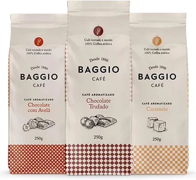 Kit de Cafés Gourmet, Baggio Chocolate Caramelo