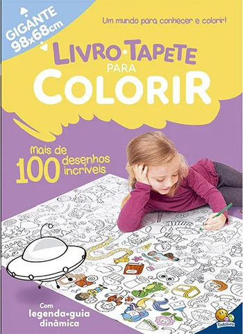Livro-Tapete para Colorir, Presentes Baratos para Crianças