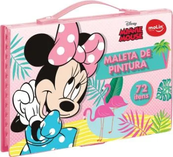 Maleta para Pintura Minnie, Presente de Natal para Crianças