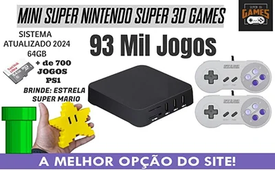 Mini Super Nintendo Presente de Natal Namorado