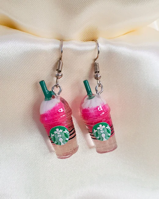 brinco frappuccino starbucks, miniatura