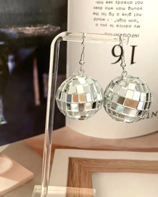 brinco disco (mirrorball)