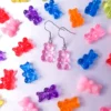 brinco gummy bear kawaii